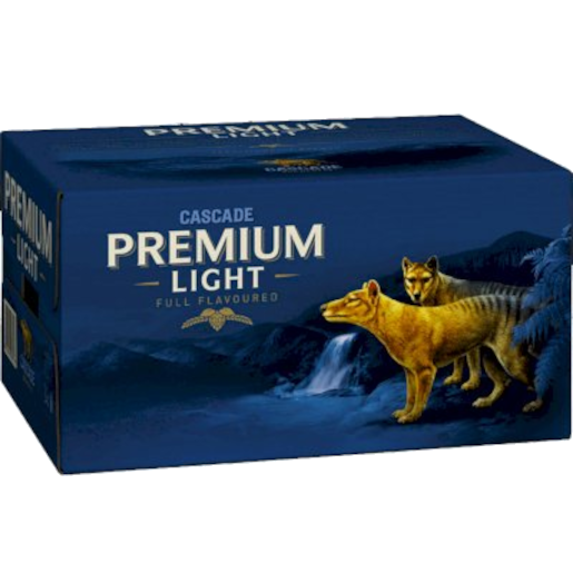 CASCADE PREMIUM LIGHT Bottle 375ml - 4 x 6 Pack Carton