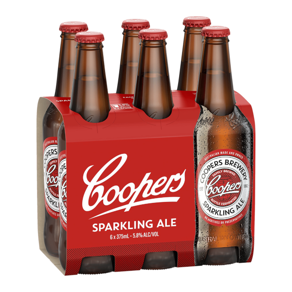 COOPERS SPARKLING ALE Bottle 375ml - 6 Pack