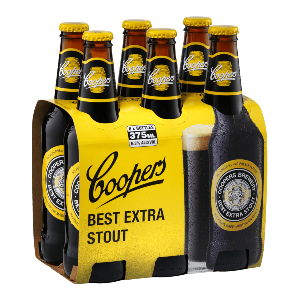 COOPERS STOUT Bottle 375ml - 6 Pack