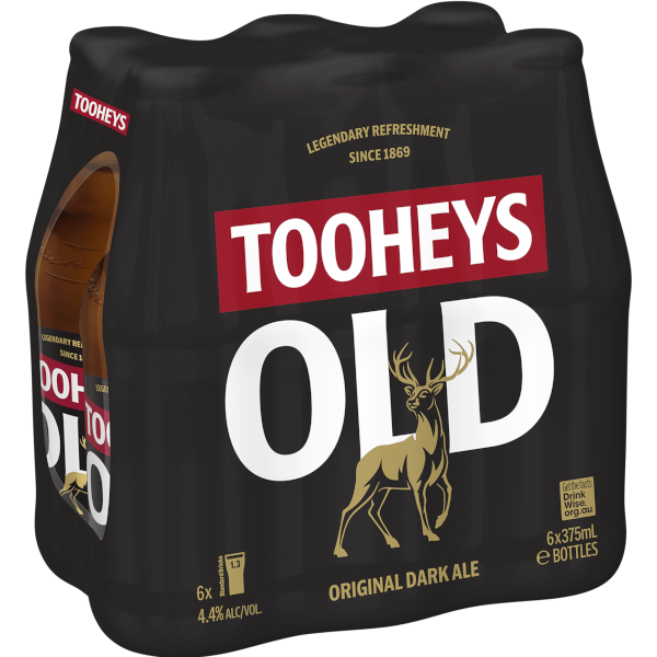 TOOHEYS OLD Bottles 375ml - 6 Pack