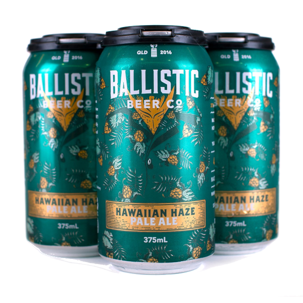 BALLISTIC HAWAIIAN HAZE IPA Can 375ml - 4 Pack