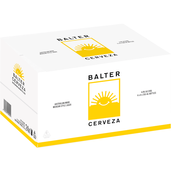 BALTER CERVEZA Bottle 355ml - 4 x 6 Pack Carton
