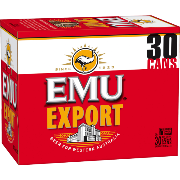EMU EXPORT Can 375ml - 30 Pack