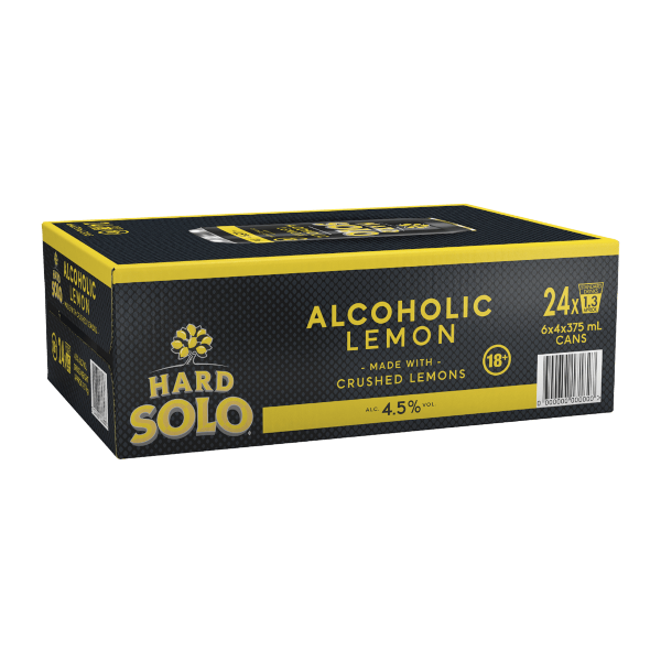 HARD SOLO Can 375ml - 6 x 4 Pack Carton