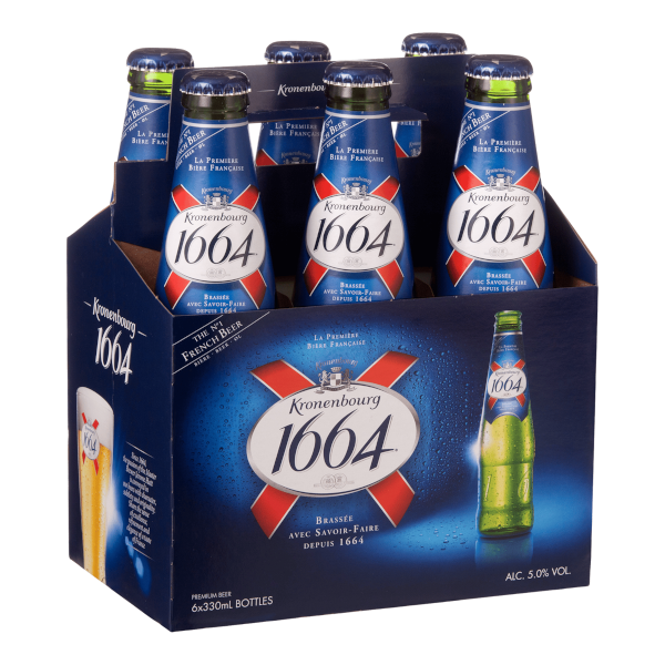 KRONENBOURG 1664 Bottle 330ml - 6 Pack