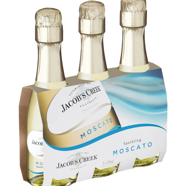 JACOBS CREEK SPARKLING MOSCATO PICCOLO Bottle 200ml - 3 Pack
