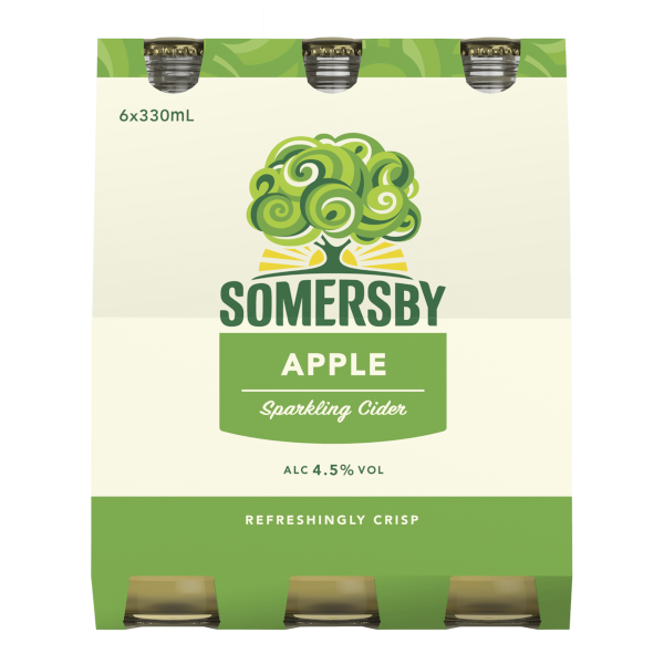 SOMERSBY APPLE CIDER Bottle 330ml - 6 Pack