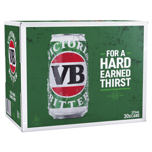 VICTORIA BITTER Can 375ml - 30 Pack