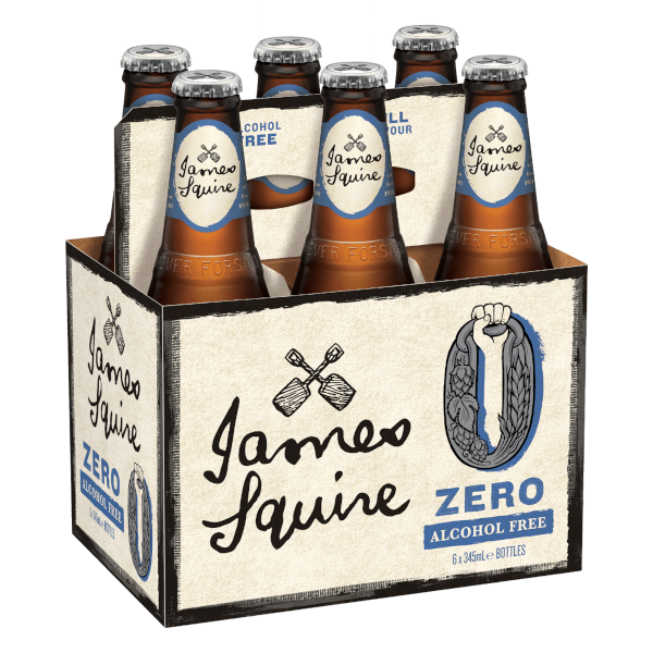 JAMES SQUIRE ZERO Bottle 345ml - 6 Pack